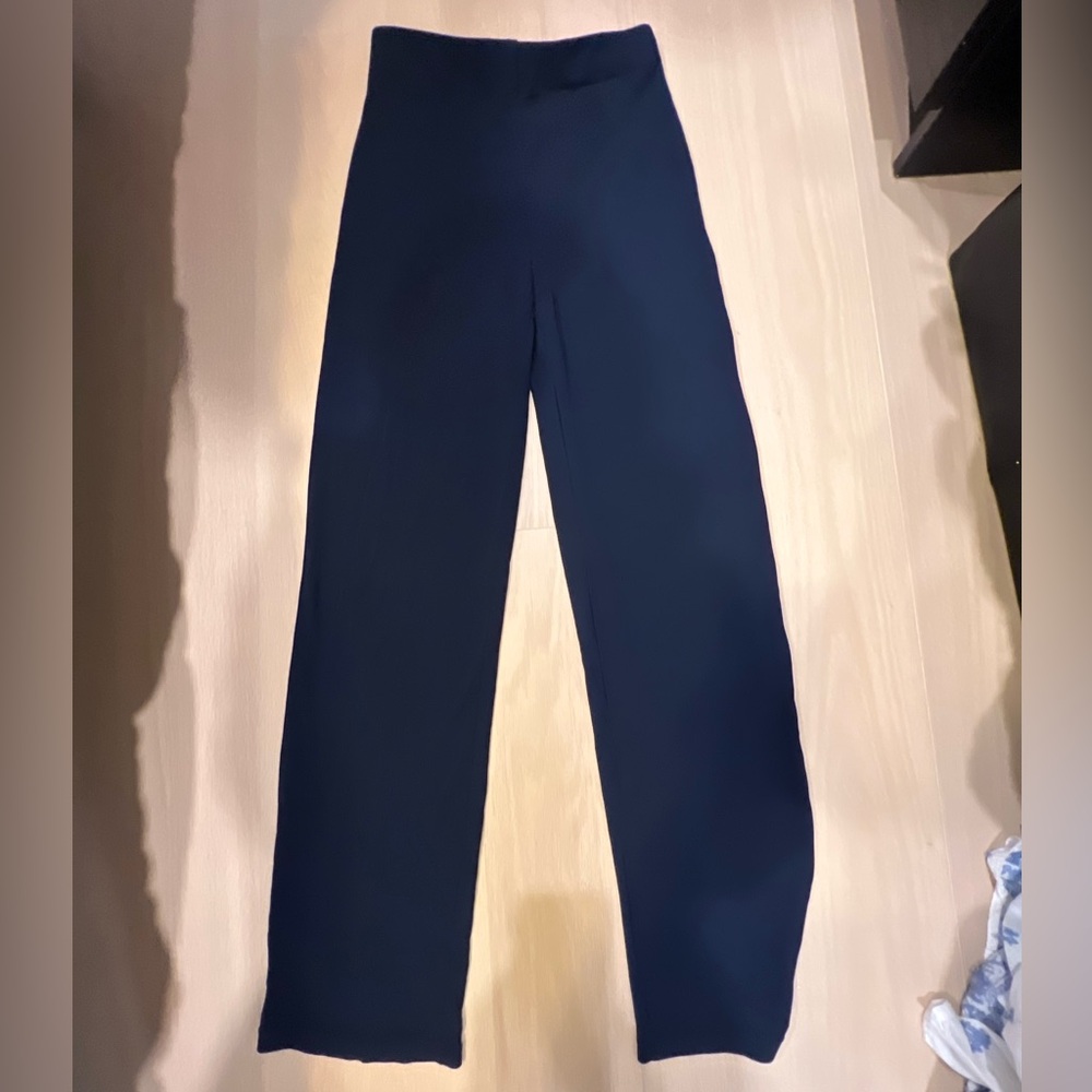 french brand straight leg pants